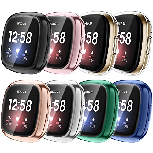 Fitbit Versa 3 & Sense Screen Protector Case