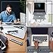 TONPVOU X Stand Aluminum PC Laptop Stand for 12 13 14 15 17 Inch Adjustable Office Desk Portable Foldable Compact Universal College School Cooling Computer Accessories(New Version 2019)thumb 2