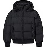 Armani Exchange Women's Icon Short Down Hooded Puffer