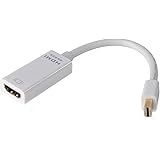 [Upgraded Version/4Kx2K] VicTsing High Resolution 4Kx2K Thunderbolt Mini Displayport DP to HDMI HDTV Adapter Cable For Apple Macbook Pro, iMac, MacBook Air, Mac mini, Microsoft Surface Pro 1/Pro 2/Pro 3, Thinkpad X1/Carbon/Touch/Helix