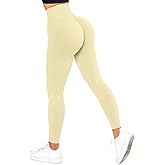 SUUKSESS Women Scrunch Butt Lifting Seamless Leggings Booty High Waisted Workout Yoga Pants