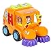 Best Choice Products Set of 3 Friction Powered Car Toys, Harvester Truck, Street Sweeper, Cement Mixer