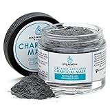 Activated Charcoal Face Mask, Powdered, Organic and Natural Ingredients, Remove Blackheads, Minimize Pores and Fight Acne