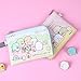 Magic Channel Sumikko Gurashi-Cute Mini Card Neck Pouch- Money Clip and Card Holder Wallet, Zipper Corner Wallet (blue)