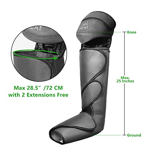 FIT KING Foot and Leg Massager for Circulation with Knee Heat FT-011A