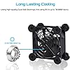upHere-80mm-Fan-USB-Powered-Fans-Quiet-computer-cooling-5v-Fan-Compatible-for-PCXboxPlaystationTV-Box-etc-U803 upHere 80mm Fan USB Powered Fans Quiet computer cooling 5v Fan Compatible for PC/Xbox/Playstation/TV Box,etc,U803