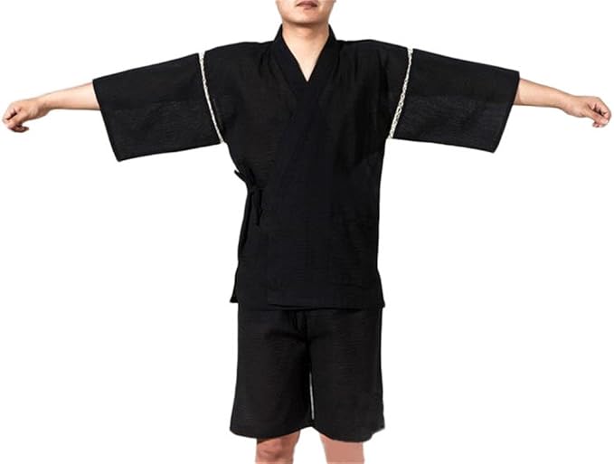 Amazon Tengda 甚兵衛 シジラ織 甚平 男性用 和風 パジャマ ルームウエア 浴衣 2点セット ゆったり カジュアル 紳士用 甚平 通販