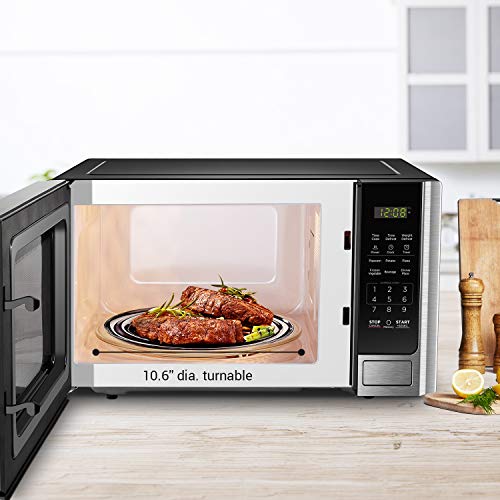 BLACK+DECKER Digital Microwave Oven with Turntable PushButton Door