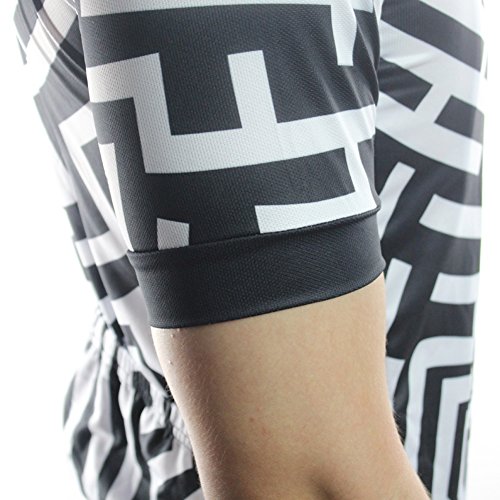 Racmmer Mens Breathable Short Sleeve Cycling Jersey Ultra-Light Cycling Clothing Black