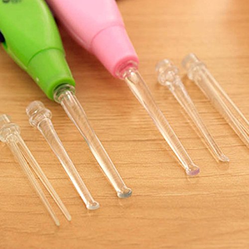 Baby Care Ear Syringe Spoon With Flashlight Cleaning Ears Light - Thumbnail 3