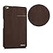 kwmobile Hardcase Tablet Cover for Huawei MediaPad X2 7.0 with artificial leather covering – backcover case protective cover in dark brown