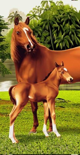 Horse Towel Secretariat Colt Race Horse Beach Towel 2008