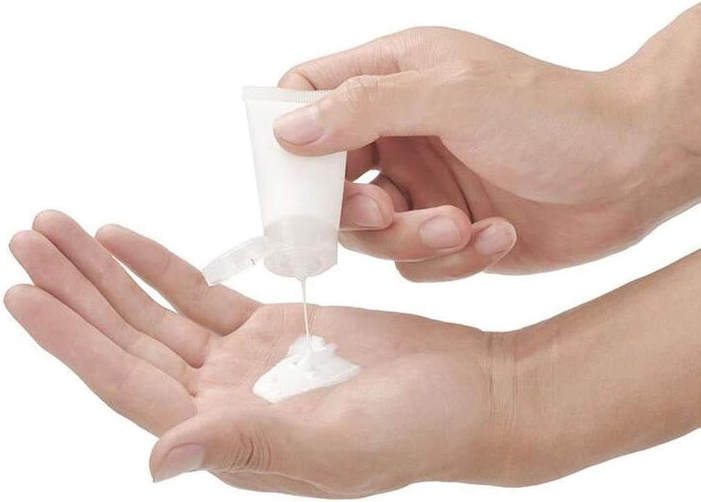 24PCS 100ml/3.4oz Empty Portable Refillable Clear Plastic Cosmetic Soft Tubes Bottles with Flip Cover Makeup Sample Travel Packing Container Holder Vial Jar Pot for Shampoo Facial Cleaning Toothpaste - Image 4