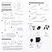 Fixget Magic Embroidery Pen, Punch Embroidery Needles Embroidery Stitching Punch Craft Embroidery Patterns Punch Needle Kit Knitting Sewing Tool for DIY Threaders Sewing Cross Stitching (Type 1)