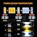 Ultra Bright LED Headlight Bulbs CSP Chips 100W 12000LM Headlight Conversion Kit- 6000K Cool White H11 Fog Lights Bulb- 4 Side H8 H9 LED High Low Dual Beam Light for Car Driving Lamps Replacement