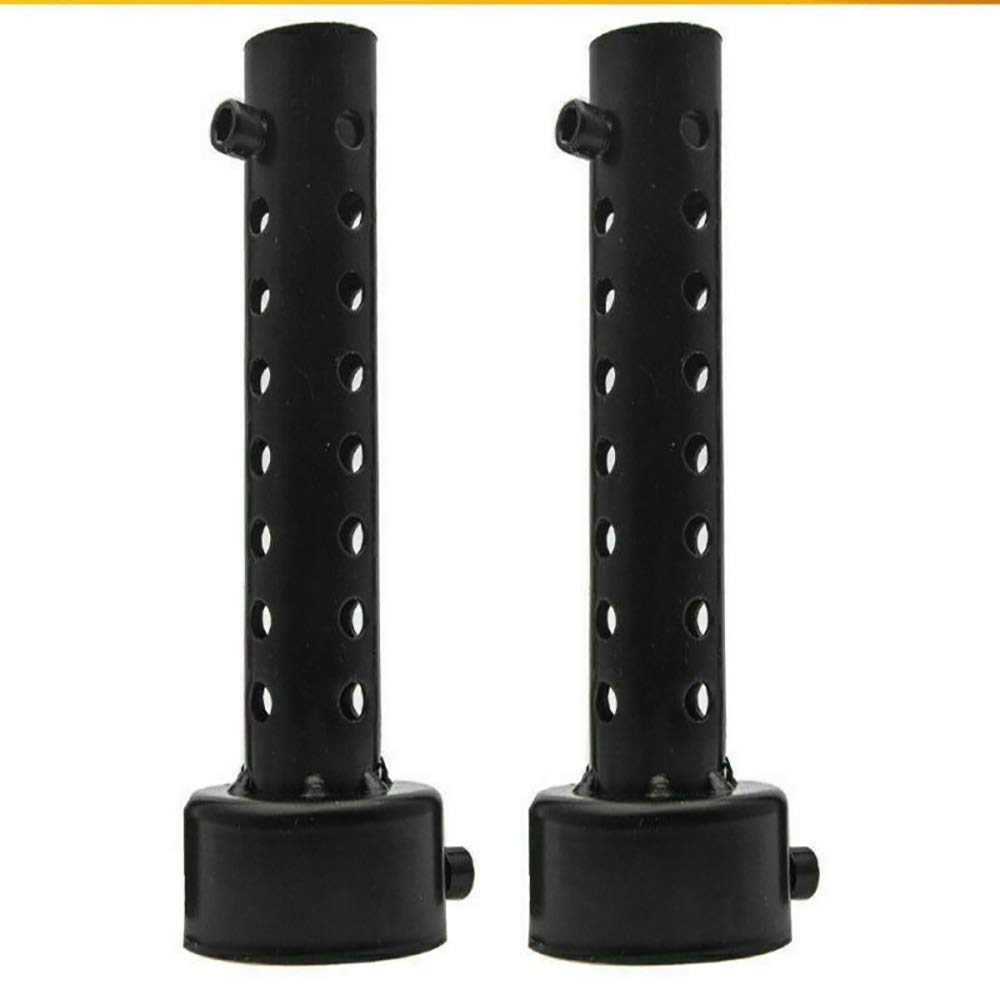 MASO 2PCS 48mm Universal Motorcycle Exhaust Silencer Motorbike Muffler Can Insert Baffle Silencer Black