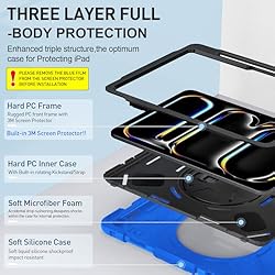 SUPFIVES Case for iPad Pro 11 Inch 2024