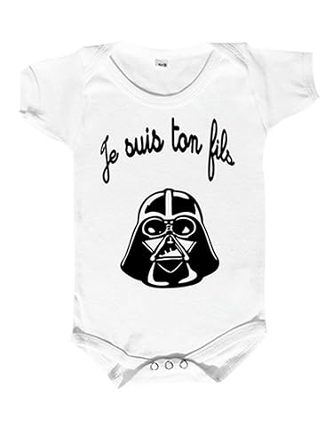 Body Bebe Personnalise Body Geeks Je Suis Ton Fils Cadeau De Naissance Body Bebe Phrase Humoristique Fan Du Cote Obscur Amazon Fr Handmade