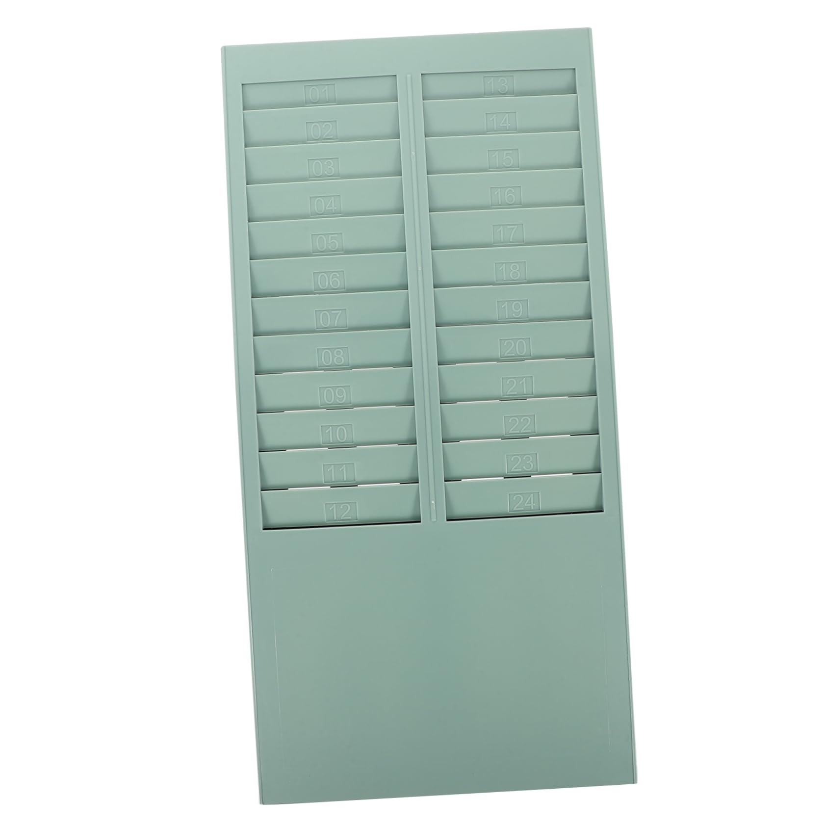 Slots Attendance Recorder Punch Time Rack Plastic Wall Mounted Cards Holder Attendance Holder for Time Cards Machine