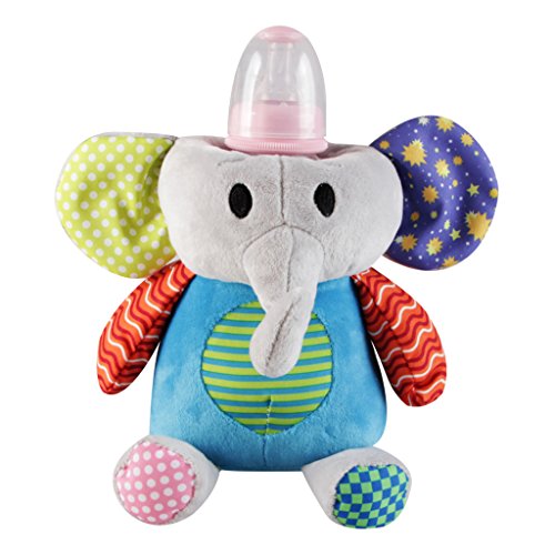 BABY Bottle Cover, AIPINQI Removable Lovely Animal Plush Baby Bottle