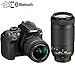 Nikon D3400 24.2MP DSLR Camera with AF-P 18-55 VR and 70-300m Lenses (1573B) - (Renewed)