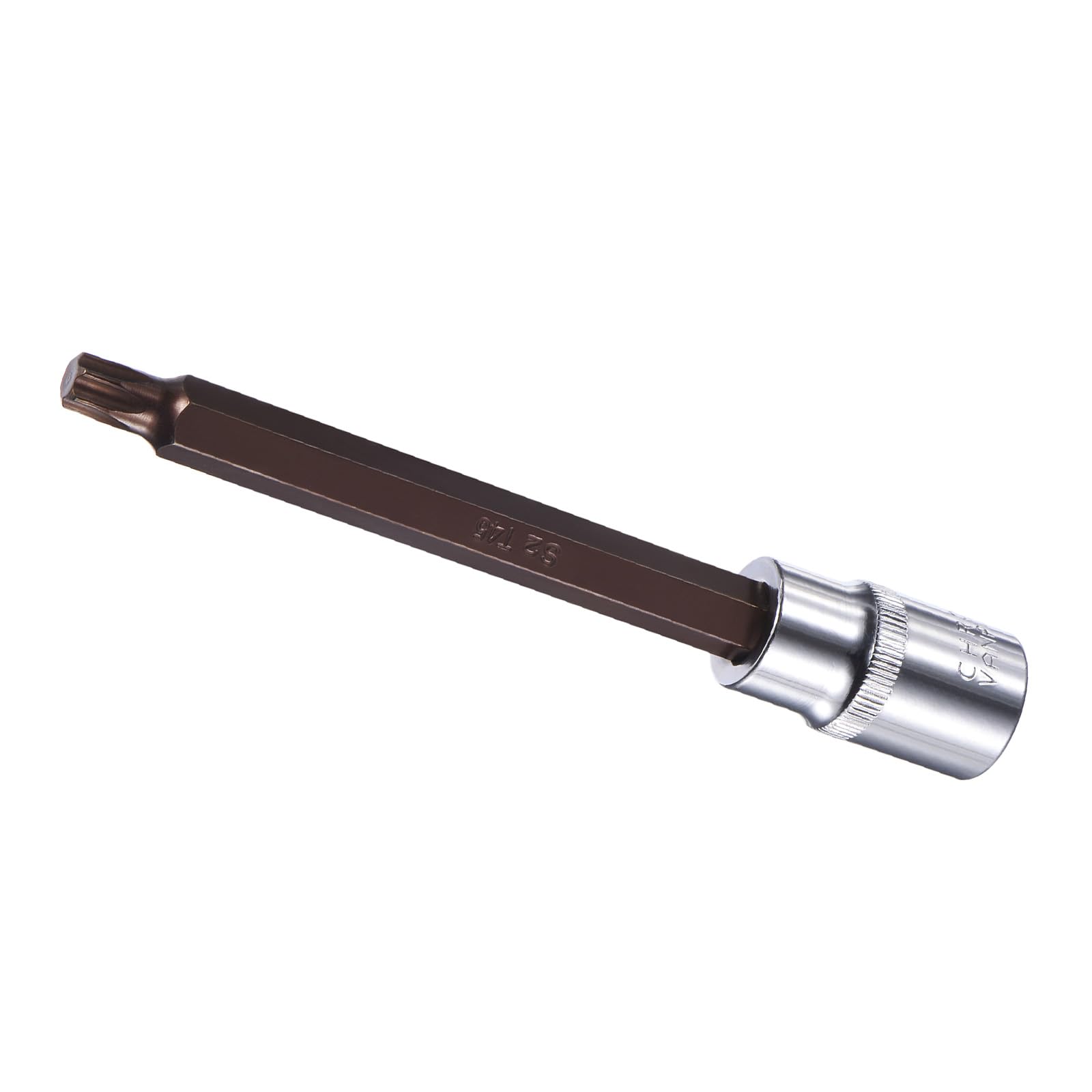 Kozelo Torx Bit Socket - [1/2" Drive x T45 Bit] Chamfered Design Greater Torque Long Driver Torx Bit for Automotive Machinery Repair Hand Use|CR-V, S2 Steel