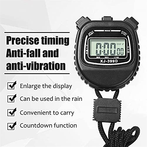 GLLP Elektronische Stopwatch Multifunctionele Sport Stopwatch Sport Running Fitness Games Timer (2 Stks) - Image 4