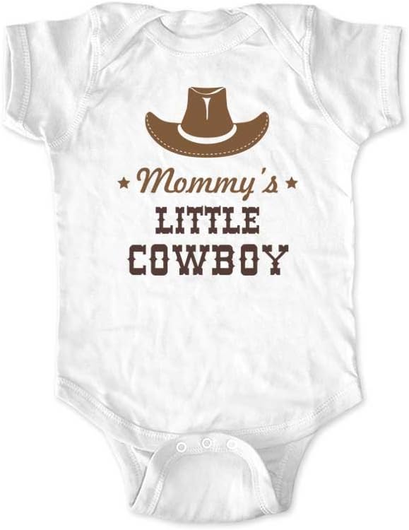 Mommy's Little Cowboy - Cute Fun Baby one Piece Bodysuit