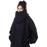 LIEROLYE Oversized Hoodie Women, Trendy Casual Unisex Streetwear Long Sleeve Fleece Sweatshirts Pullover For Autumn Winter