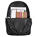 18 Inch MGgear Student Bookbag / Outdoor Sports Backpack / Travel Carryon, Black