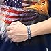 American Flag and Eagle Men's T-Shirt and bracelet