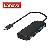 Lenovo USB C Hub, USB Type C To 4 Port USB 3.0 Data