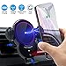 [Upgrade] Wireless Car Charger Mount-Triangle Linkage Automatic Clamping 10W Qi Fast Charging Air Vent Phone Holder,Infrared Sensing Compatible with iPhone 11 Pro Max Xs XR X 8,Samsung S10 S9 Note 10
