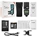 Godox V850II Camera Flash Speedlite, GN60 1/8000s HSS Flash Speedlight with 11.1V/2000mAh Li-ion Battery, 1.5s Recycle time 650 Full Power Pops, Compatible for Canon Nikon Sony Fuji Olympus Pentax