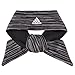adidas Womens Tennis Tie II Hairband, black/White Space Dye Print, One Size