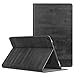 MoKo Case for Amazon Fire HD 10 Tablet (7th and 9th Generation, 2017 and 2019 Release) 10” - Lightweight Stand Folio Shockproof Cover Protector with Auto Wake/Sleep, Slate Black