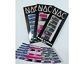 Rocker Girl Nail Art Stickers - 3 Pack (42 Total Nail Art Wraps) - Includes Fun Peacock, Animal Print and other designs from the 80's in the Kit - Makes a Great Gift