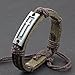 Soul Statement Leather Cross Bracelet for Men or Teenager, Cool Christian Gift Ideas for Teens for Confirmation & Baptism (Brown)