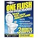 ONE FLUSH - Septic Tank Treatment Packets, 3-Month Supply of Easy-Flush Bacteria & Enzyme Packets - Proactive Prevention for Sewage Backups, Made in the USA
