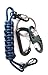 Snap Hook & Clip Carabiner Set with Handmade Paracord Lanyard, Best Hiking gear for Handbag, Backpack, Belt, Key – Make perfect Hands-free Travel Carryon System with Multifunctional Travel Bag
