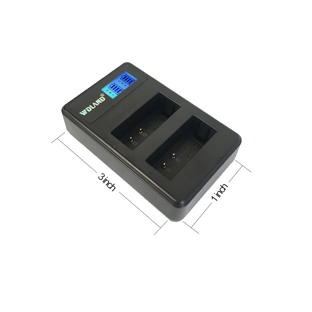 WDLAND Canon Battery Pack LP-E10 Replacement Battery with Dual Charger, Li-Ion Power Battery for Canon EOS Rebel T3, T5, T6, EOS 1100D, EOS 1200D, EOS 1300D, Kiss X50, Kiss X70