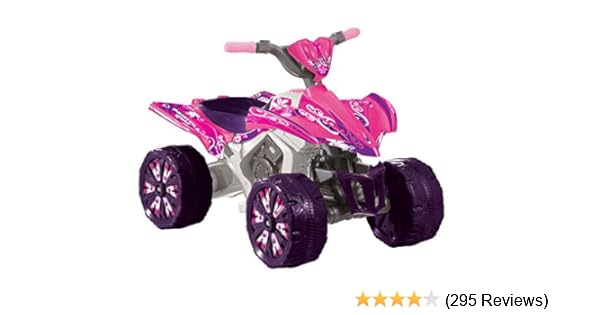 pink quad bike 12v