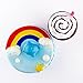 WATINC Kawaii 2pcs Jumbo Cake Set Squishy Slow Rising Sweet Scented Vent Charms Kid Toy Hand Toy, Stress Relief Toy Doll Gift Fun Large (Dolphin Cake&Cream)