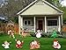 DAEGOD Christmas Outdoor Yard Signs Decorations -Xmas Holiday Winter Wonderland Yard Sign Outdoor Lawn Yard Decorations(Large 8 pcs)