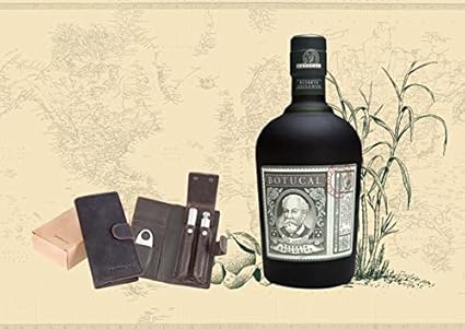 Botucal Sechserpack Botucal Reserva Exclusiva Rum 40 % vol. / 6 x 0,7 Liter plus original Botucal Zigarrenetui Leder