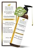 100% Natural Vitamin E Facial Cleanser. Best ever face wash for dry to oily skin. Anti-acne & anti-blemish clearing cleansers better than soap. Hypoallergenic face cleaner perfect for sensitive skin.