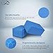JBM Yoga Block Plus Strap with Metal D-Ring Yoga Brick Cork Yoga Block 6 Colors - High Density EVA Foam Yoga Block to Support and Deepen Poses Odor-Resistant