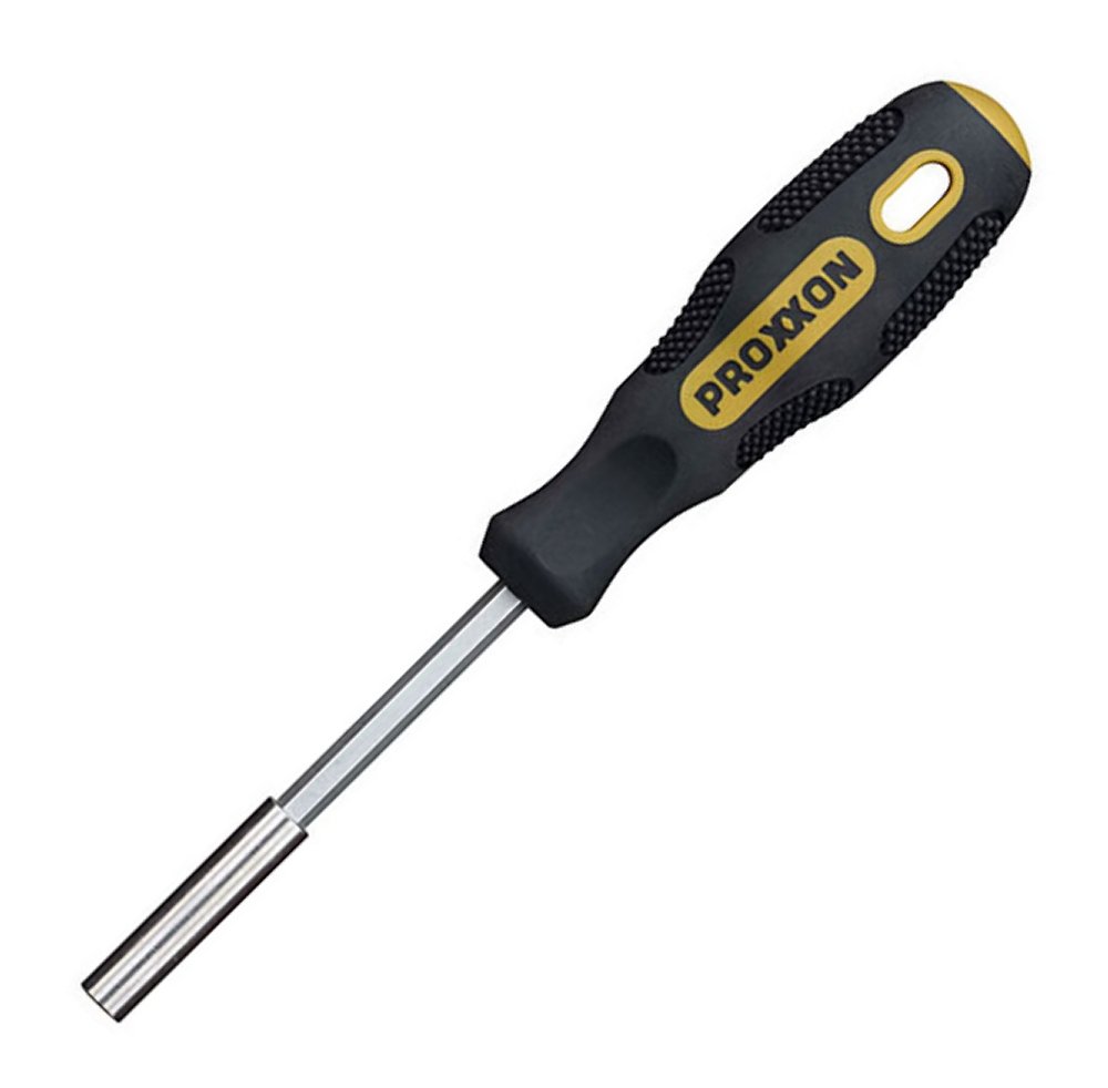 Proxxon 22281 Screwdriver with Hexagonal Magnetic Holder 6.3 mm (1/4 Inch) with Hanging Hole in Handle