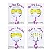 Baby Shower Lottery Raffle Lotto Game Cards for Party Activities, Lucky Prize Favors, Decoration, Ideas 4.25