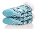 EBMORE Women Slipper Fuzzy Socks Fluffy Cozy Cabin Warm Winter Soft Thick Comfy Fleece Christmas Anti Slip Home Stocking Stuffer(Light Blue Color)